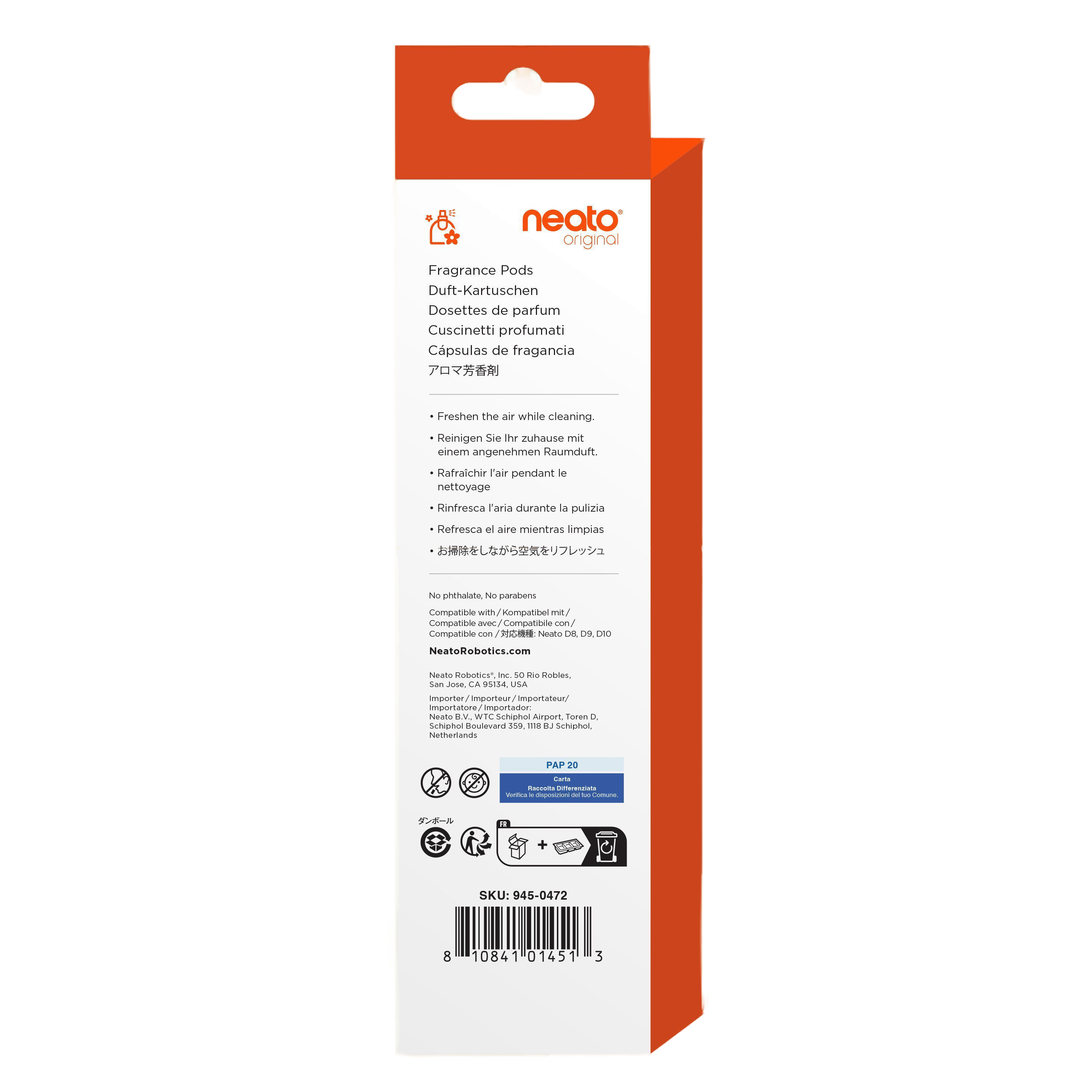 Neato Fragrance Pods | Calm (Lavender) | 6-Pack